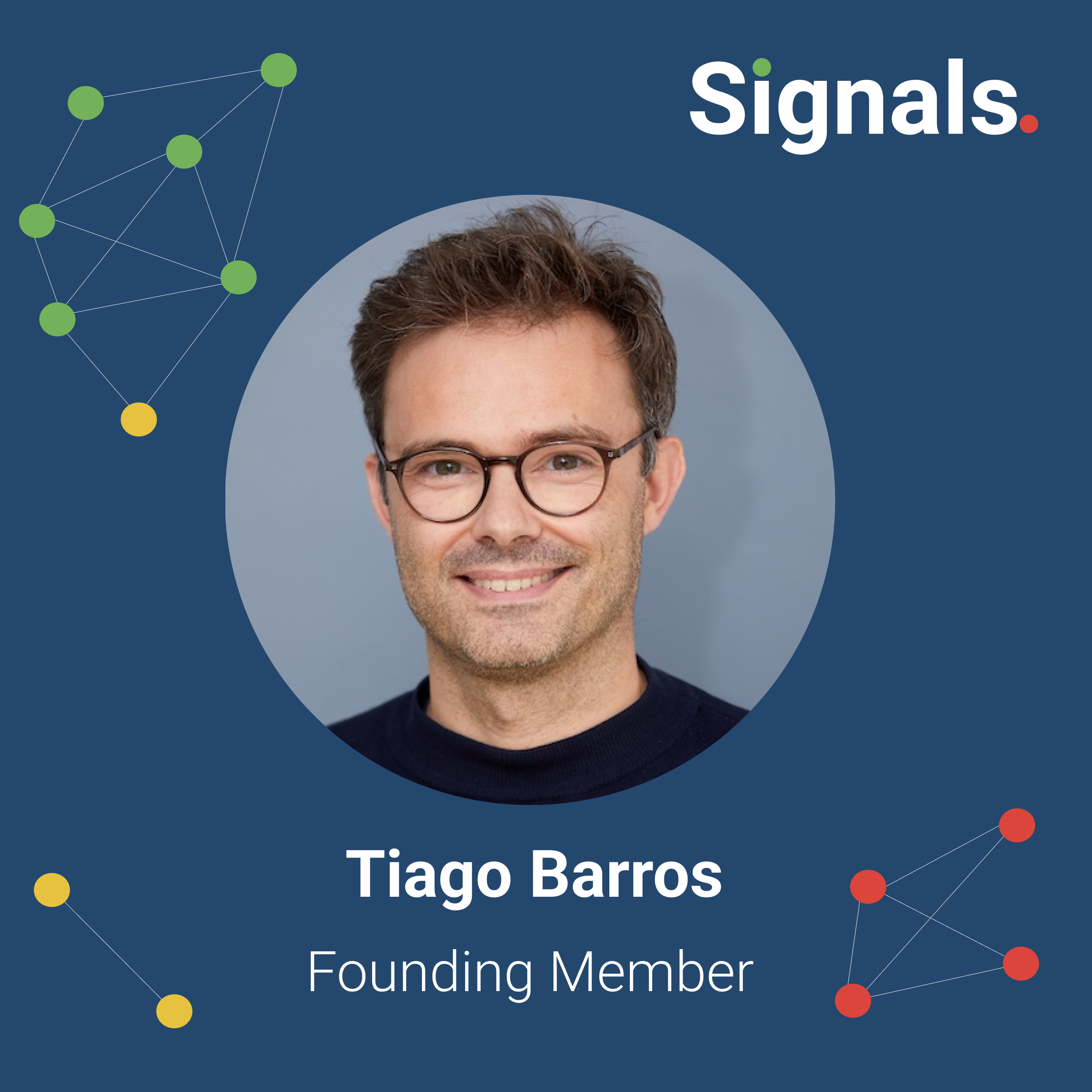 Tiago Barros joins Signals as Founding Member