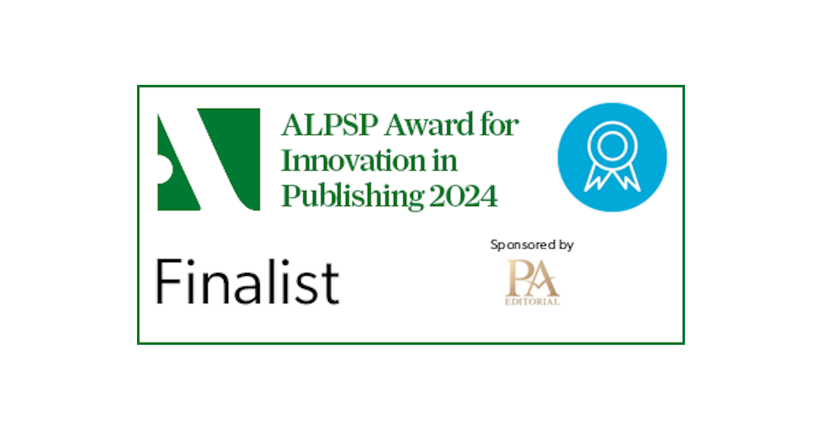 Signals Named Finalist for the 2024 ALPSP Award for Innovation in Publishing