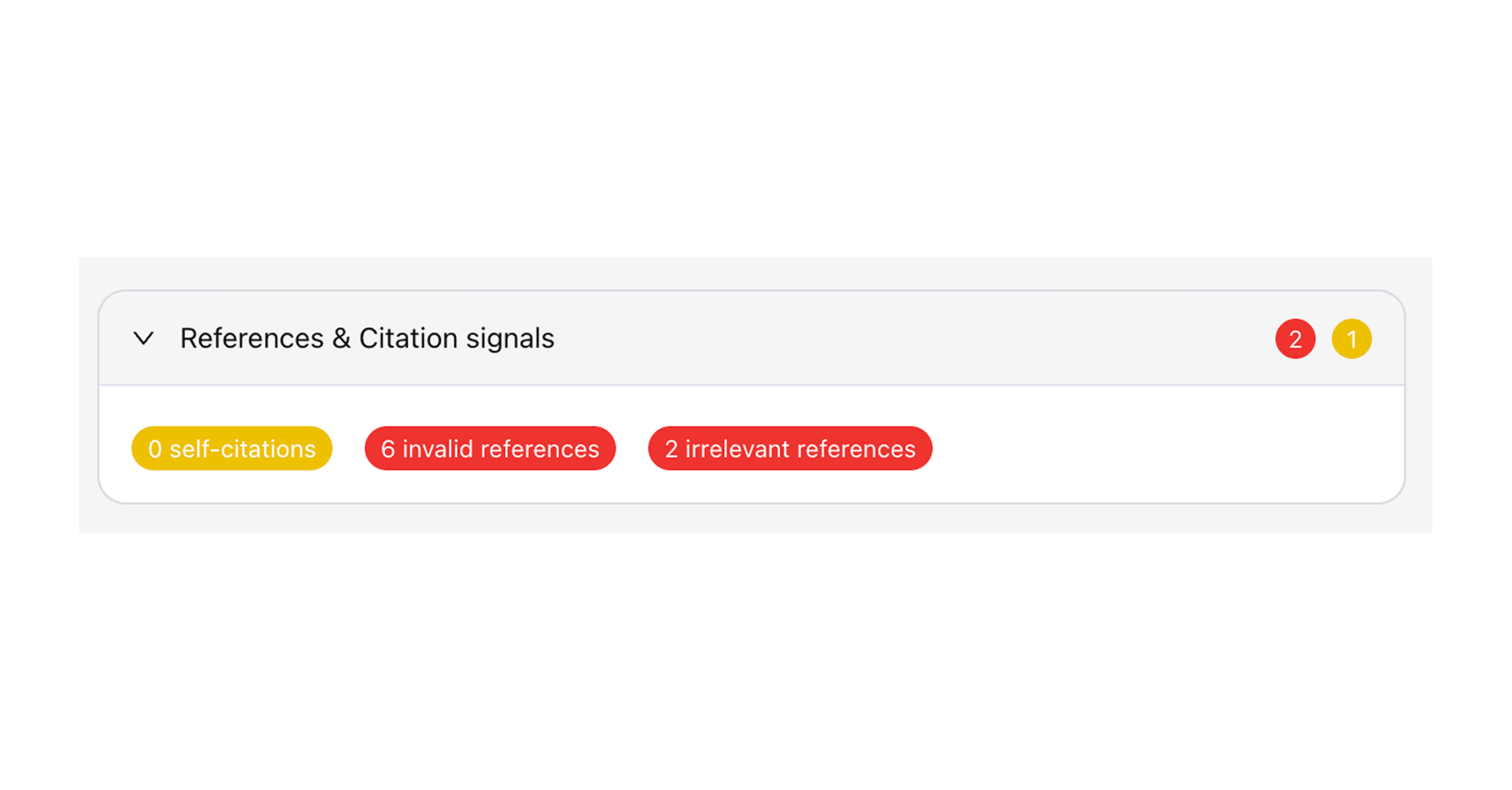 New in Signals: assess the relevance of references in manuscript submissions