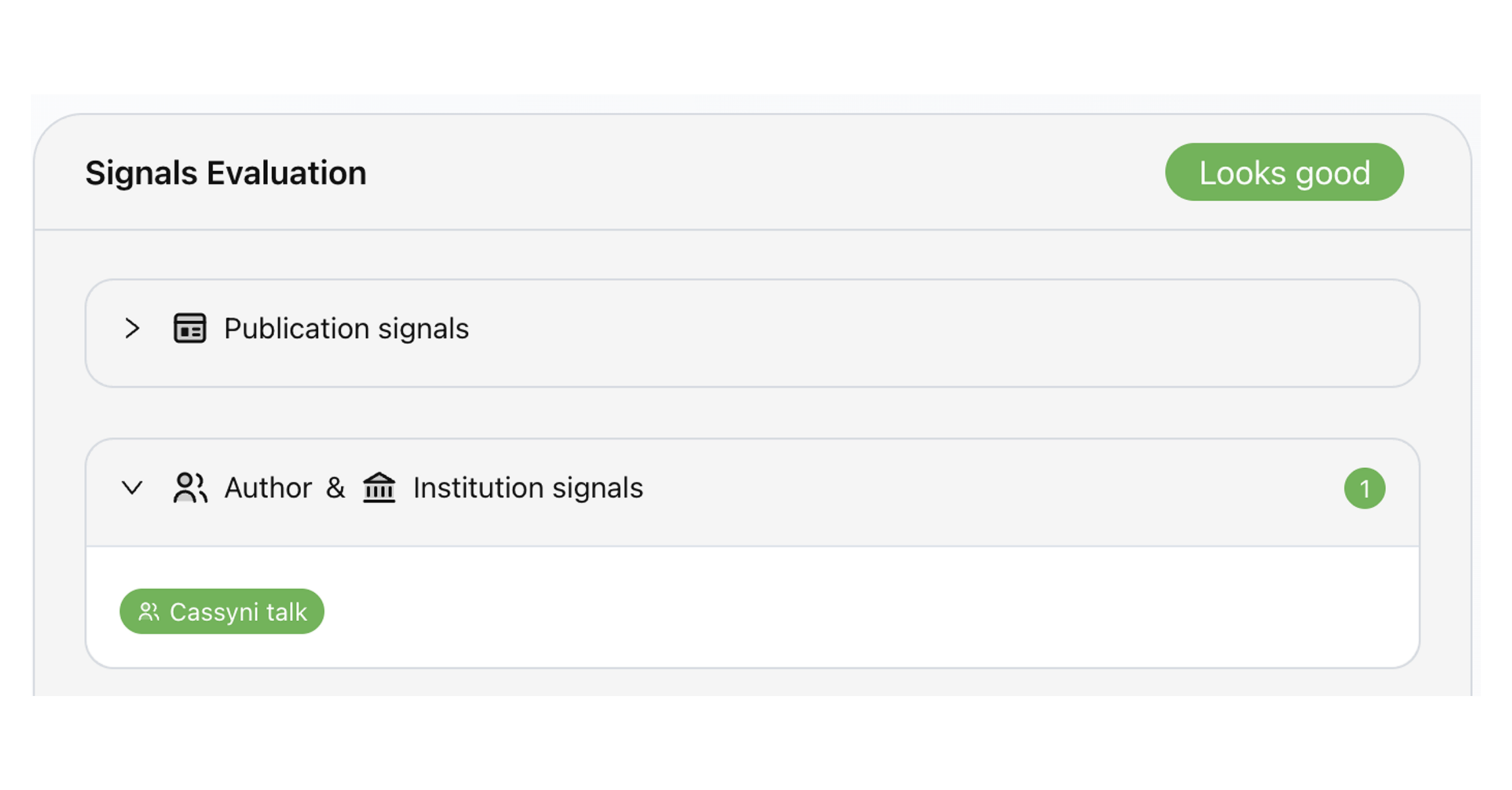A new trust signal: Cassyni talks in Signals